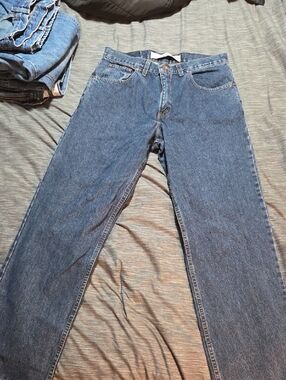 Arizona Jean Company Men's Dark Blue Relaxed Fit Jeans